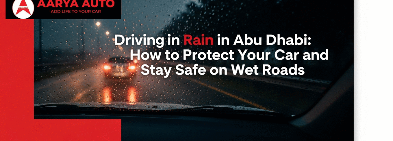 Driving in Rain in Abu Dhabi